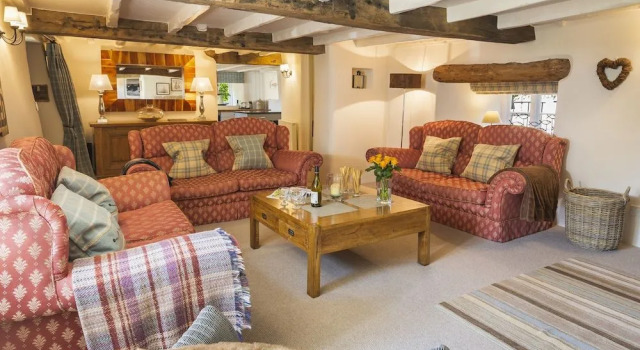 Higher Collaton Cottage, Book Feriehus Sommerhuse i Malborough, Hytte