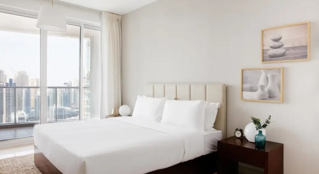 Апартаменты c 1 комнатой с видом на залив Fantastay Laguna Tower