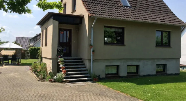 Apartment in Zierow With Garden, Roofed Terrace and Barbecue