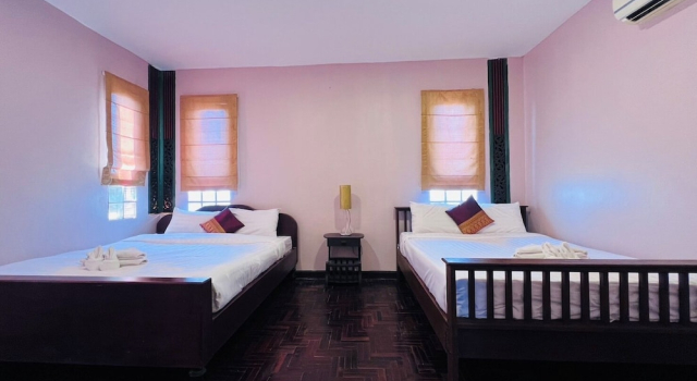 Семейный номер Standard c 1 комнатой с видом на бассейн Lanna Boutique Resort Chiang Mai