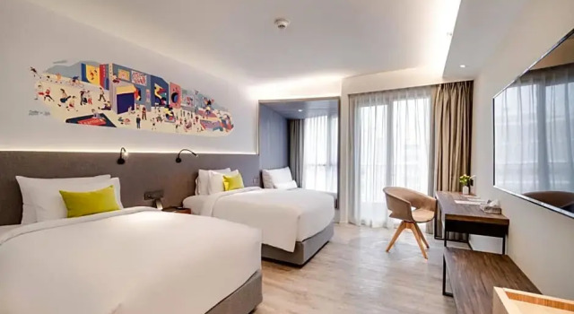 Номер Deluxe с видом на город Triple Y Hotel
