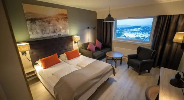 Habitación doble De lujo con vista a la montaña Storefjell Resort