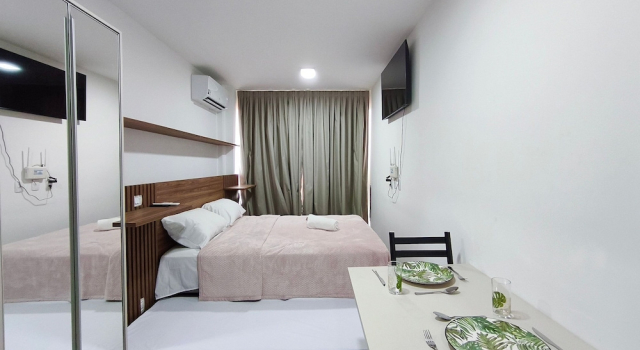 Студия Comfort Maré Alta Beach Hall - Praia de Tamandaré