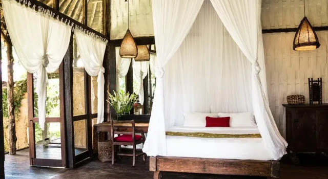 Bambu Indah, Rezervovat Vila Chaty v Bali, Chalupa
