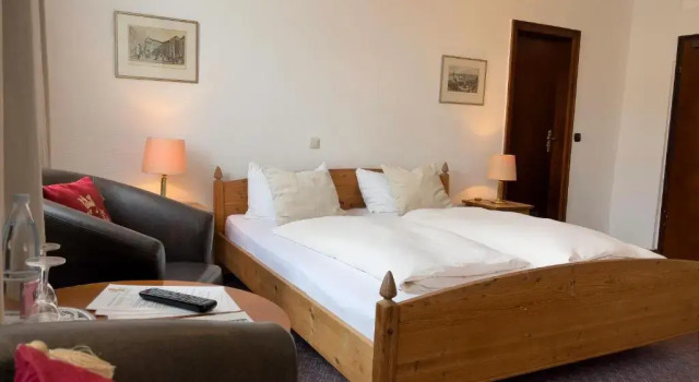 Двухместный номер Standard Hotel zum Goldenen Löwen - Restaurant - Panoramabar - Terrassen - Events - Rheinblick - Geschichte seit 1728