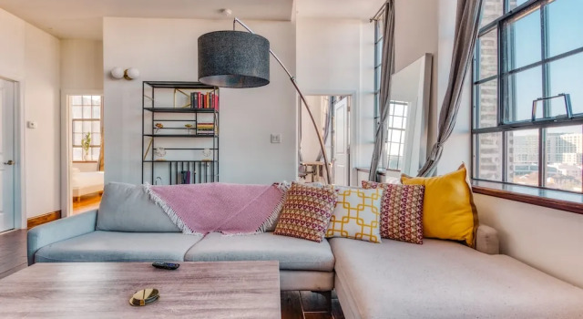 Номер Standard Пентхаус с 2 комнатами с балконом Sosuite at Independence Lofts - Callowhill