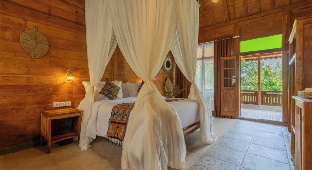Jukung Cottage, Rezervovat Rekreační dům Chaty v Bali, Chalupa