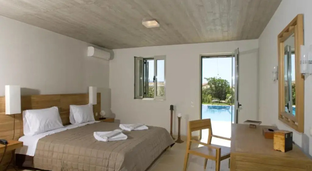 Вилла с видом на сад Erkina Villas Kalami Corfu
