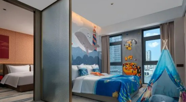 Семейный люкс с видом на реку Grand New Century Hotel Qianjiangwan Hangzhou