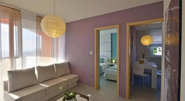 Апартаменты c 1 комнатой с балконом и с видом на море Deluxe Apartments Primi