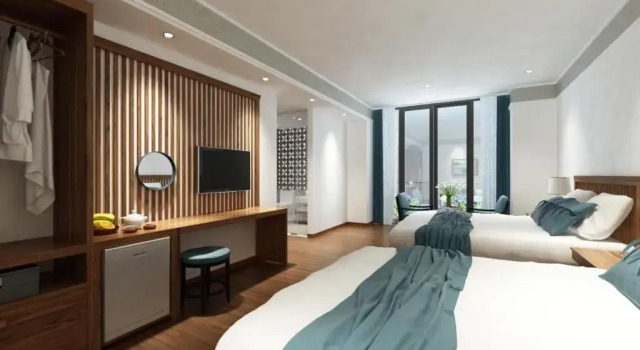 Семейный номер Standard с видом на сад Tam Coc Condelux Boutique Hotel