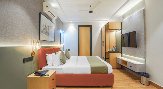 Двухместный номер Superior с видом на город Hotel Highway Greens Near VR Punjab Mall Airport Road Mohali Chandigarh