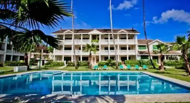Кровать в общем номере Albachiara Hotel - Las Terrenas