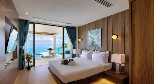 Вилла Deluxe с 4 комнатами с видом на море Villa The Wave 2 Residence