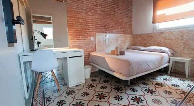 Семейный номер Standard Пентхаус с балконом и с видом на город Barcelona Classic Plaza Real Apartments