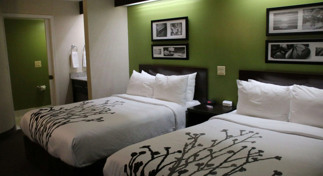 Четырёхместный номер Standard Sleep Inn near Great Lakes Naval Base