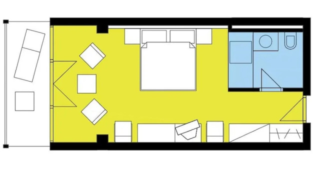 Двухместный номер Standard с балконом Bio Thermalhotel Falkenhof
