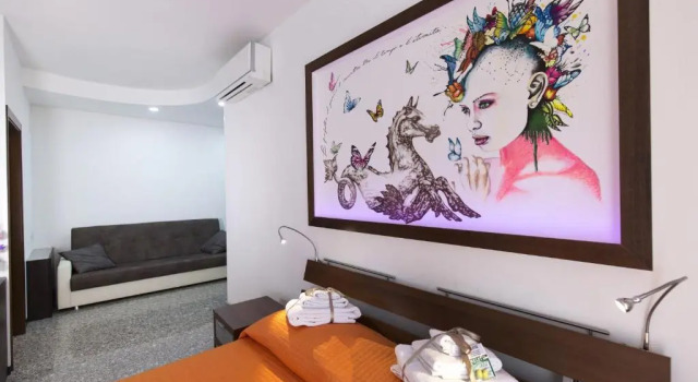 Апартаменты Цокольный этаж A letto nellArte