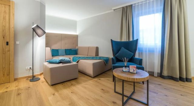 Люкс с балконом и с видом на горы Wohlfühlhotel Schiestl