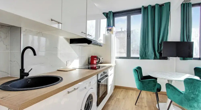 Cosy Studio - 2P - Parc de Belleville, Забронировать Апарт-отель Апарт-отели Парижа, рядом с Курон, Апарт-отель