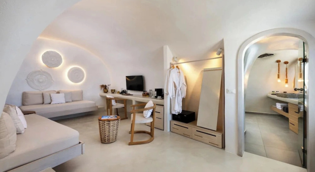 Люкс Outdoor Jacuzzi Signature Cave Athina Aperto Suites