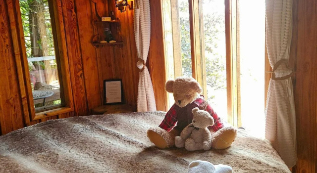 Коттедж с балконом Au Refuge Des 3 Ours - Chambres dhôtes et cabanes