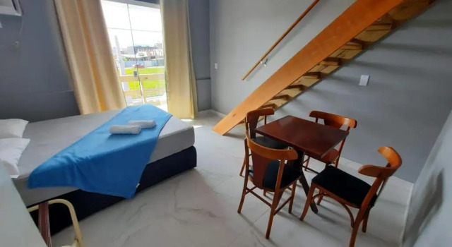 CK - APTO TIPO LOFT Individual ar, wifi, vaga, cozinha, tv smart - 10 x no cartão sem juros, Забронировать Апартаменты/квартира Итапема Санта-Катарина