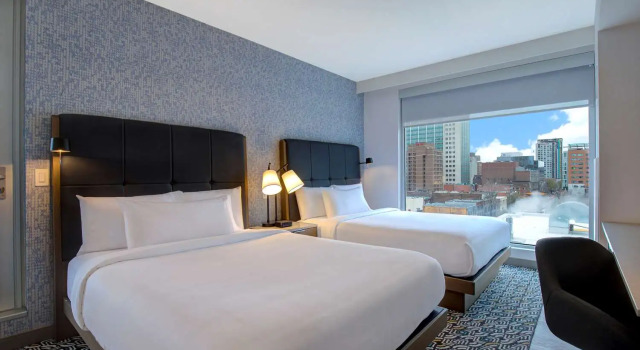 Люкс c 1 комнатой с видом на город Homewood Suites By Hilton Montreal Downtown