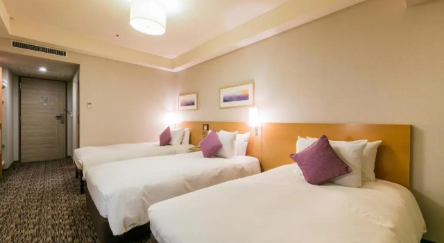 Трёхместный номер Standard с видом на парк Hotel Resol Trinity Sapporo