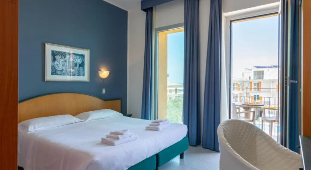Двухместный номер Standard с балконом и с видом на море Hotel Sole