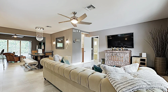 Beach Haven W/ Waterfront Saltwater Pool & Dock 2 Bedroom Home