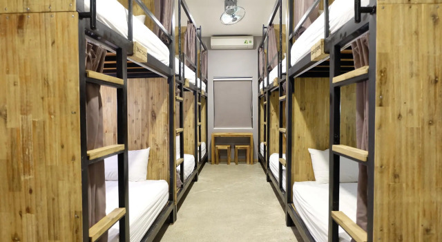 Кровать в общем номере 9Station Hostel & Bar Phu Quoc