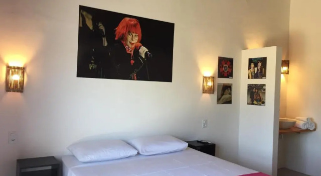 Студия с видом на бассейн Casa Larrosa Itaúna - Adults Only
