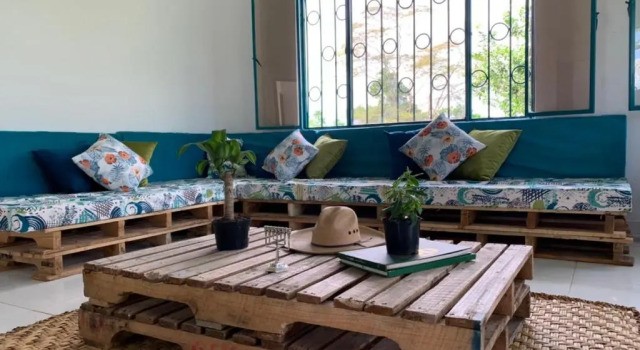 Baita Hostel, Reservar Albergue Hotéis em Llanos com piscina, Piscina