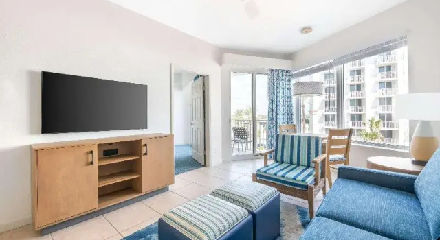 Люкс c 1 комнатой с балконом Hilton Vacation Club The Cove on Ormond Beach