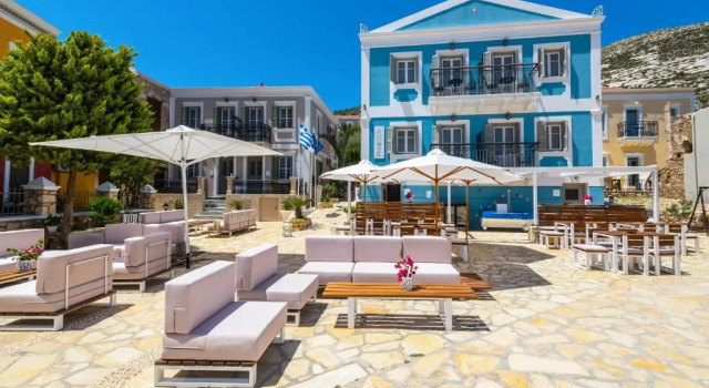Studio mit Balkon und mit Meerblick Poseidon Hotel