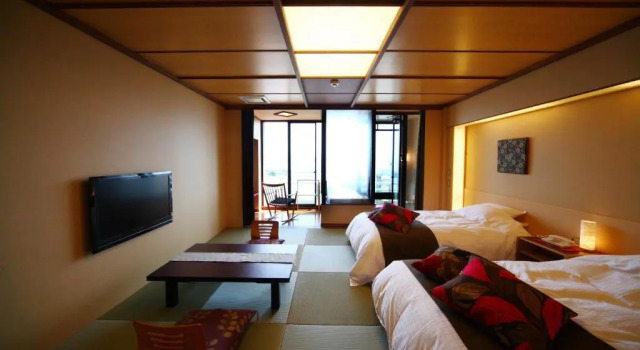 Четырёхместный номер Comfort Biwako Ryokusuitei
