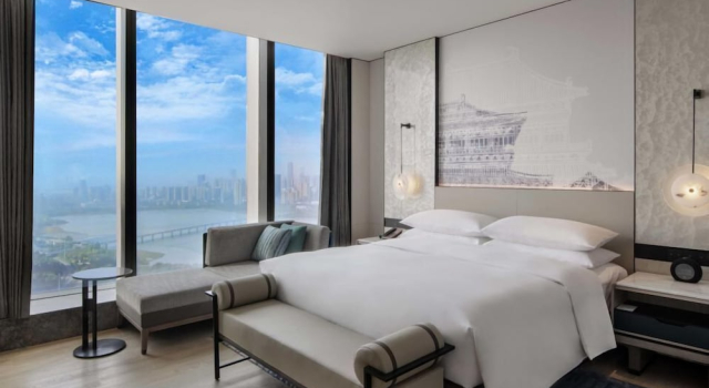 Двухместный номер Executive с видом на озеро Wuhan Marriott Hotel Wuchang