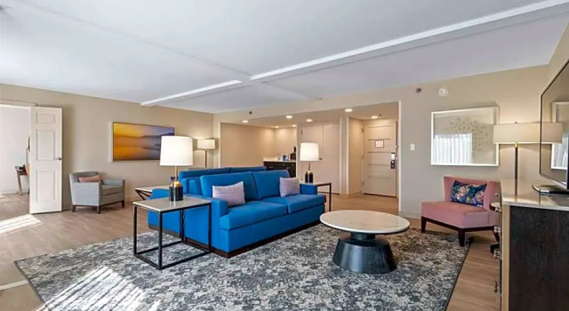 2 soveværelser i dobbelt suite DoubleTree by Hilton Columbus