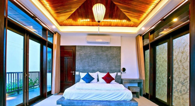 Azumi 01 bedroom balcony 2nd floor Apartment Hoian