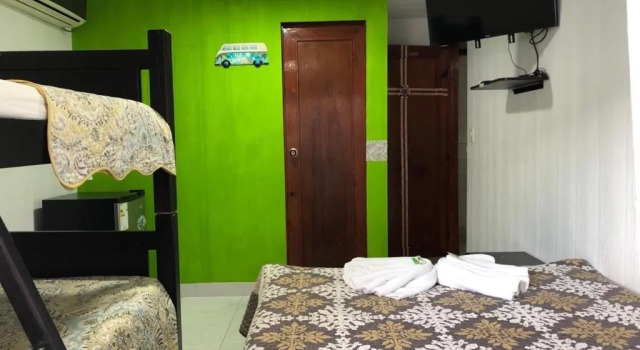 Четырёхместный номер Standard Hostal Cabañas 7 Colores