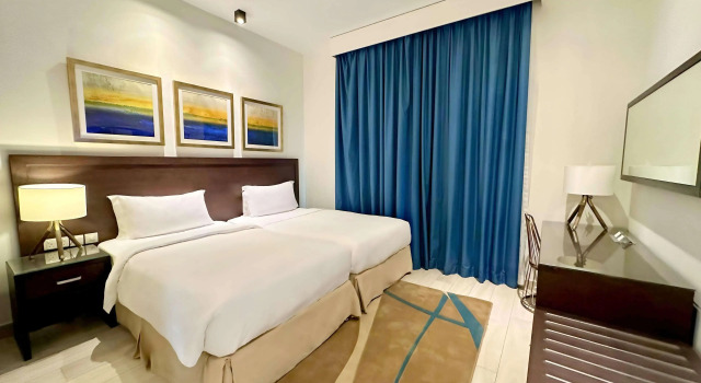 Люкс с 3 комнатами с балконом и с видом на океан Отель Radisson Blu Resort Fujairah