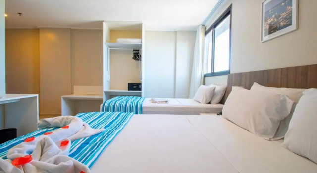 Трёхместный номер Standard Acqua Inn Maceió Ponta Verde