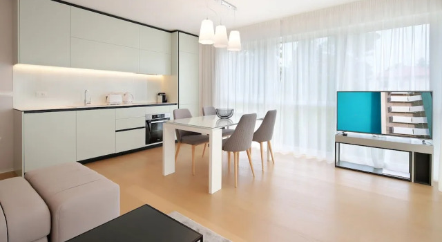 Апартаменты Superior New apartment with swimming pool near the beach