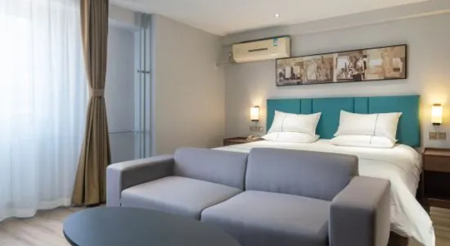Двухместный люкс Deluxe Jinjiang Inn Tianjin Konggang Branch