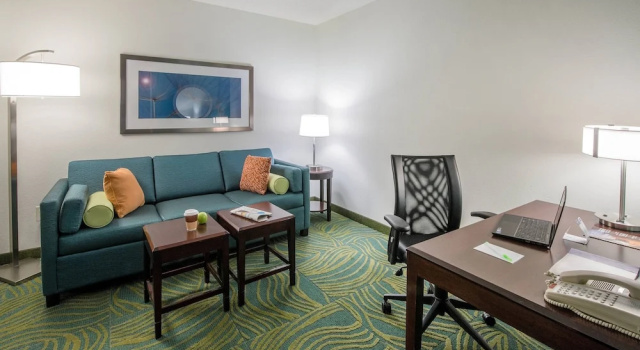 Двухместный люкс SpringHill Suites by Marriott Greensboro