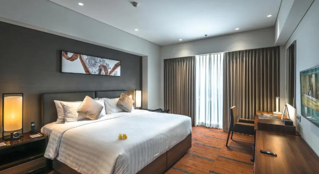 Camera Premier 1 camera da letto Oakwood Hotel & Residence Surabaya