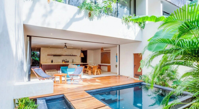 Апартаменты Gorgeous Flowy Space with Wrap-around Private Pool