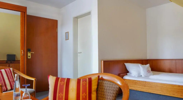 Четырёхместный номер Standard Hotel Schwärs Löwen Freiburg