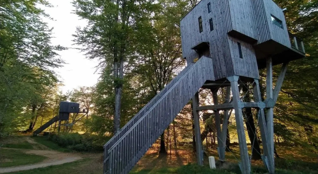 Коттедж Comfort с 2 комнатами с видом на сад Létape en forêt